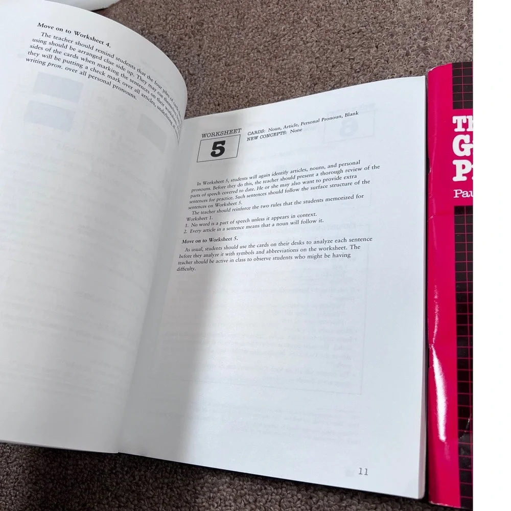 The Winston Grammar Program Basic Workbook & Teacher‎ Manual Paul R Erwin Good